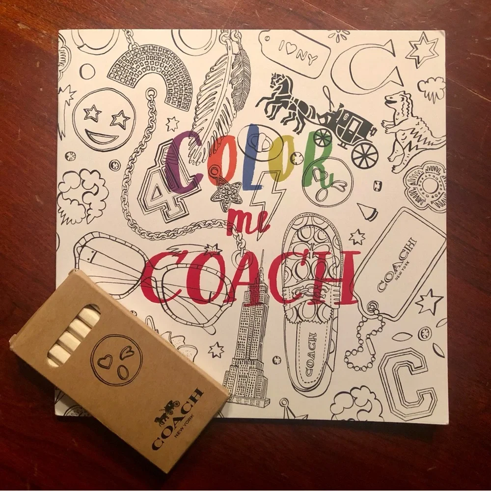 Coach Coloring Book “Color me Coach” with Pencils and Stickers - Picture 3 of 6